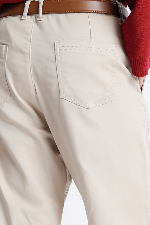 High Rise Straight Fit Trouser